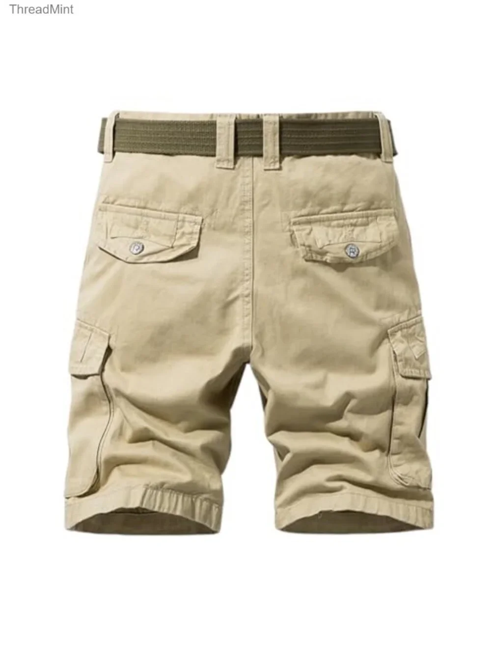 Men's Cotton Cargo Shorts Casual Summer Outdoor Work with 6 Pockets